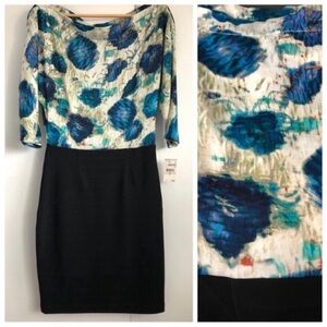 Rachel Roy Pencil Dress Floral Print Size 8 RACHEL Rachel Roy